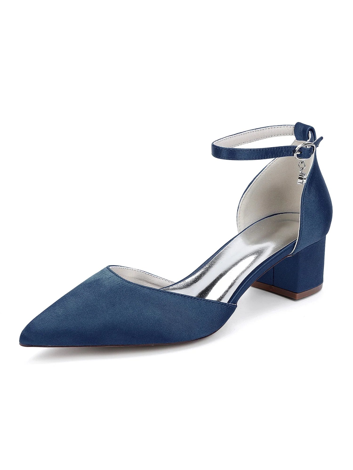 Satin Pointed Toe Women's High Heels - Image 15