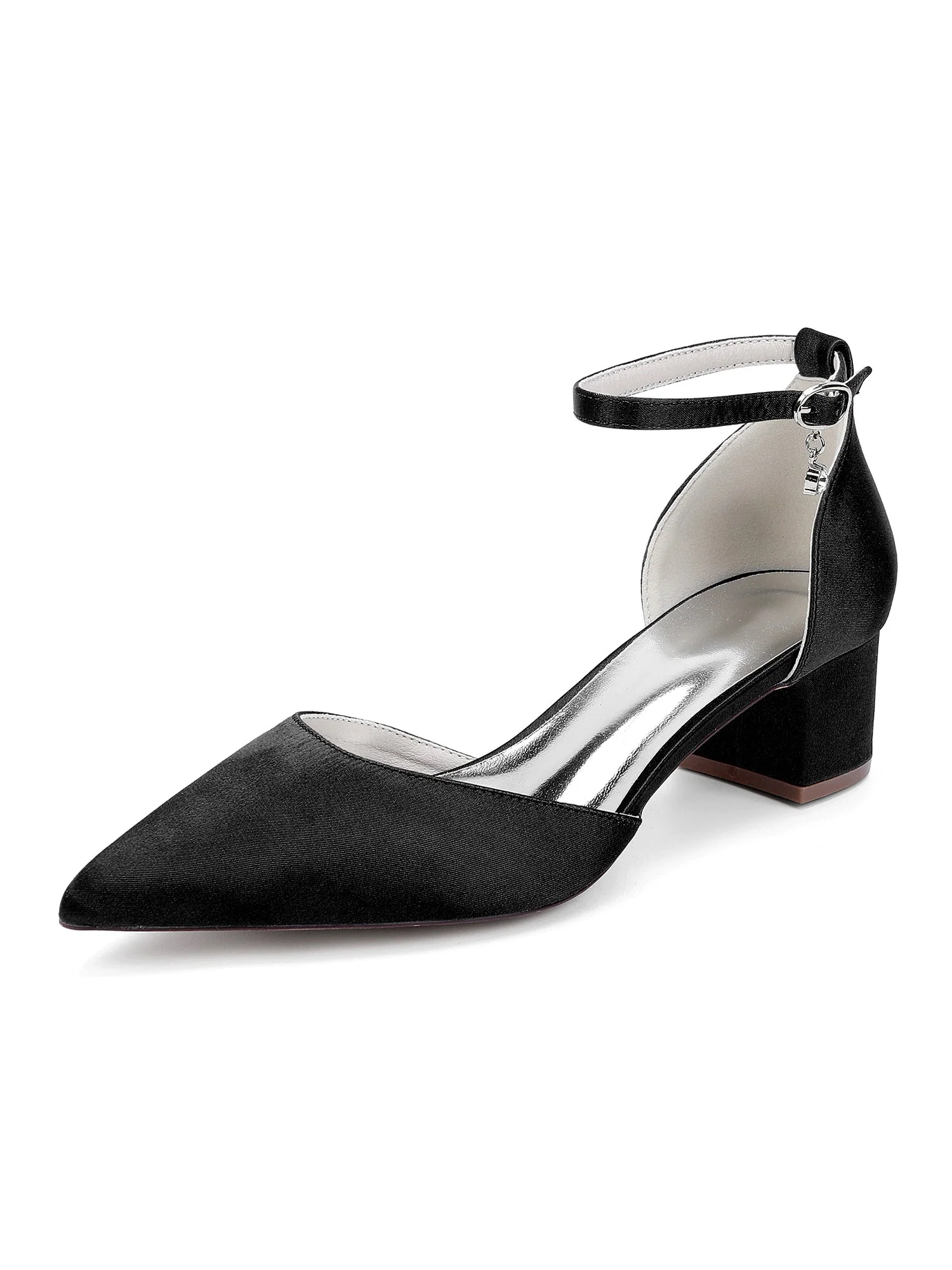 Satin Pointed Toe Women's High Heels - Image 7